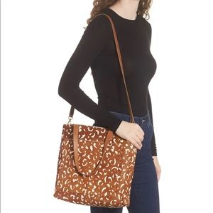 Madewell The Medium Transport Tote: Printed Calf Hair Edition